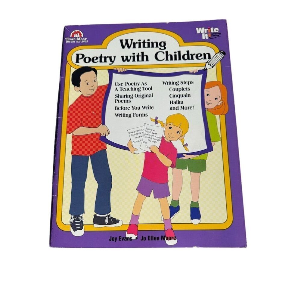 Evan Moor Writing Poetry Children Teacher Book